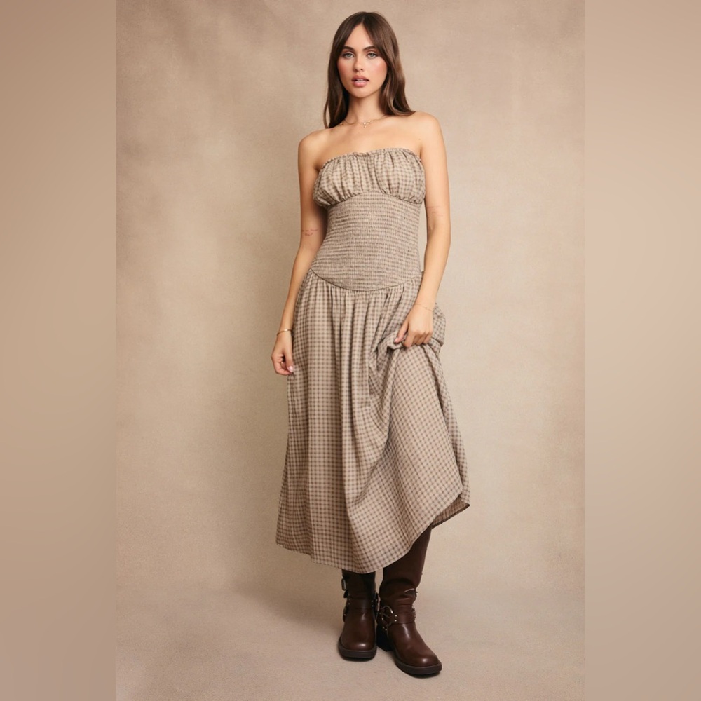 Samantha Tube Midi Dress “NWT”